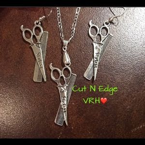 Hair Stylist Cosmetologist Scissor Sterling .925